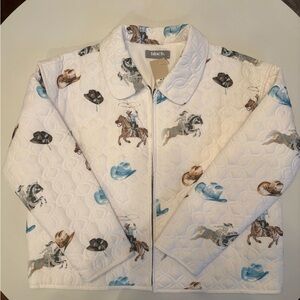 Women's Western Print Quilted Jacket